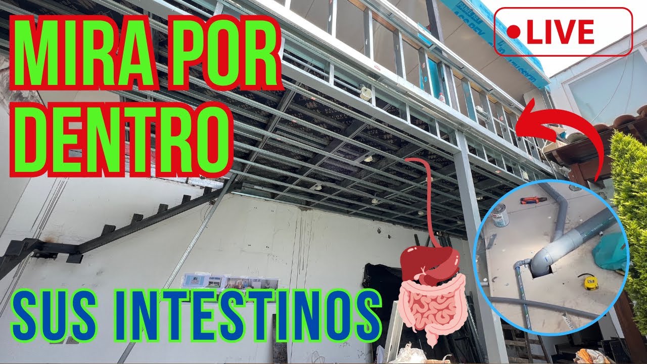 Cómo es interiormente una construcción de DOS PISOS con drywall y estructuras metálicas  ~ Mira todo