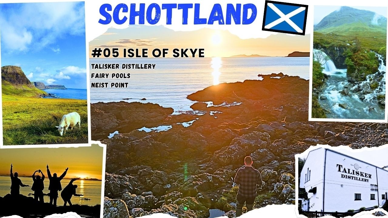 🏴󠁧󠁢󠁳󠁣󠁴󠁿 Schottland 🏴󠁧󠁢󠁳󠁣󠁴󠁿​ #05 Isle of Skye 🌍​ Talisker Whisky 🥃​ Traum-Sonnenuntergang 🌅​