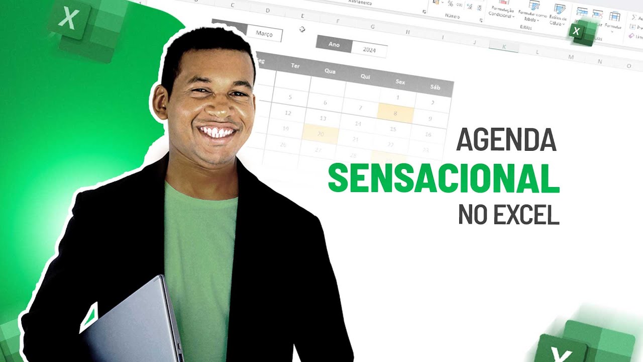 Agenda Sensacional no Excel 📅 [Aprenda Criar uma Agenda com Calendário Dinâmico] - Passo a Passo