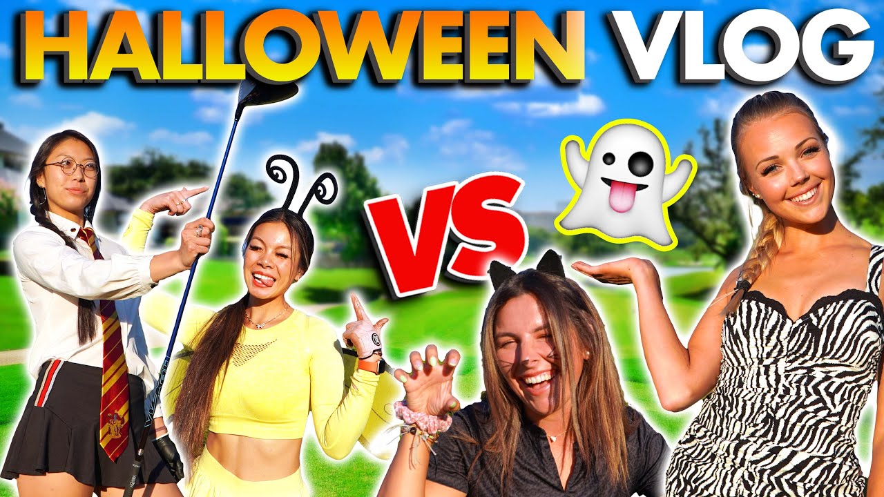 2 v 2 Alternate Shot with Shee Sisters || Halloween Golf Special