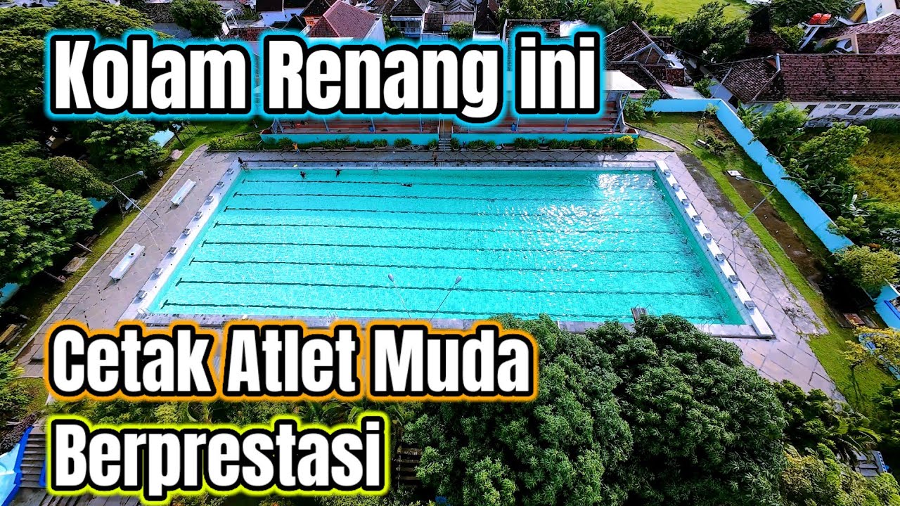 KOLAM RENANG INI BANYAK MENCETAK ATLET RENANG BERPRESTASI. RENANG ARTISTIK, AKUATIK PONOROGO