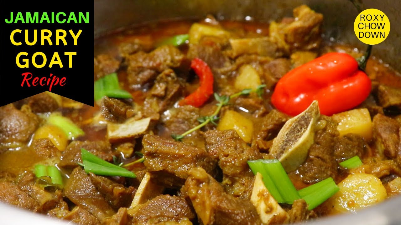 HOW TO MAKE THE BEST Jamaican CURRY GOAT! (Authentic Step by Step Recipe!!) - Roxy Chow Down