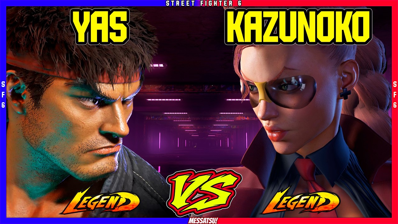 SF6 Yas (Ryu) VS Kazunoko (C.Viper)💥Messatsu!💥スト6💥Street fighter 6