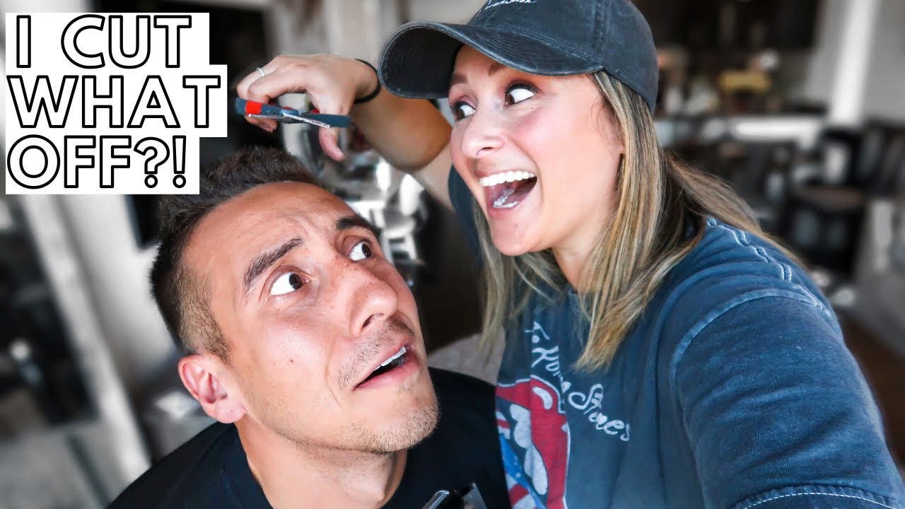 CUTTING MY BOYFRIEND'S HAIR DURING QUARANTINE!
