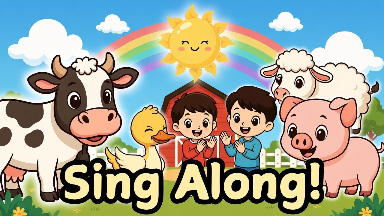 Animals on the Farm Song | Nursery Rhymes for Kids