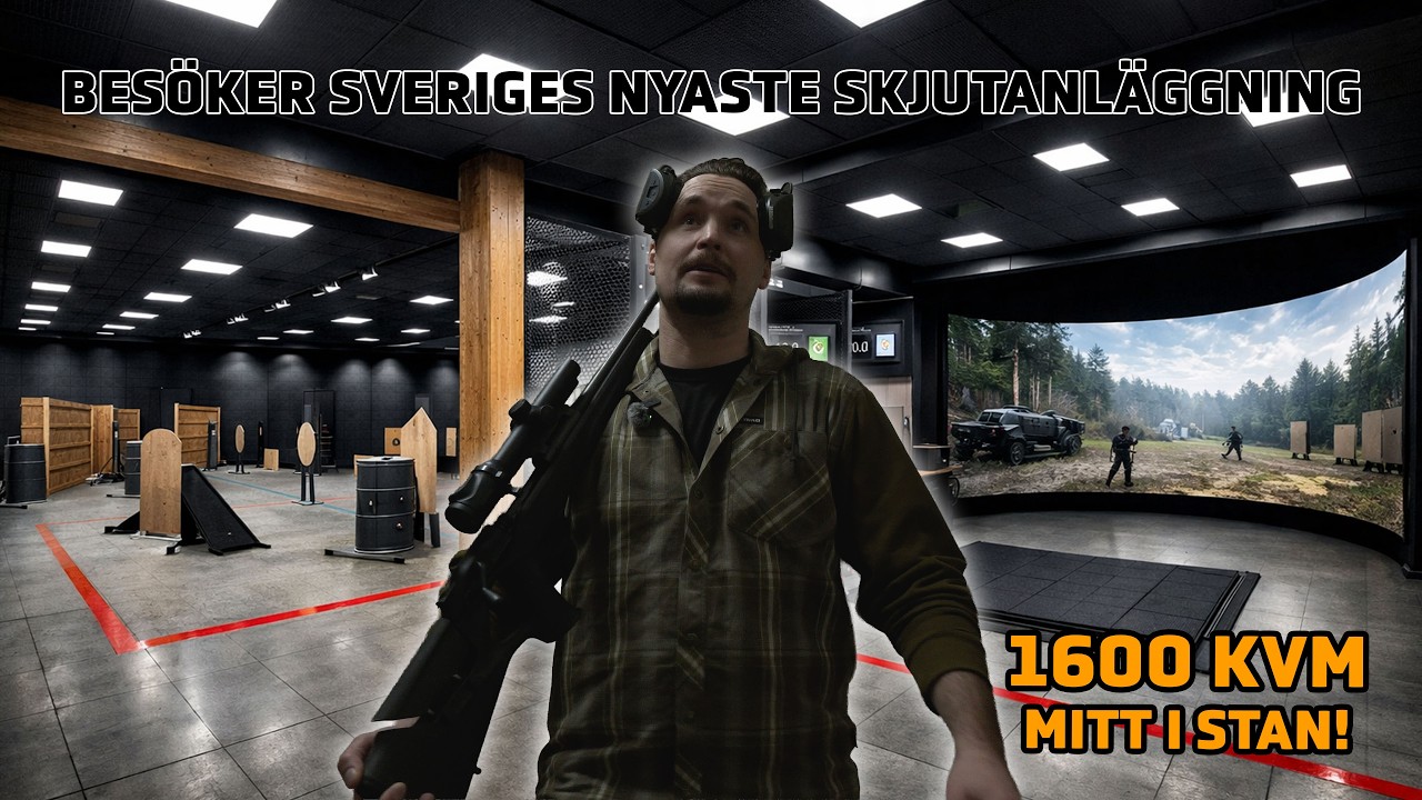 Vi besöker Sveriges nyaste skjutanläggning! Scandinavian sport shooting center | Jakt är Jakt