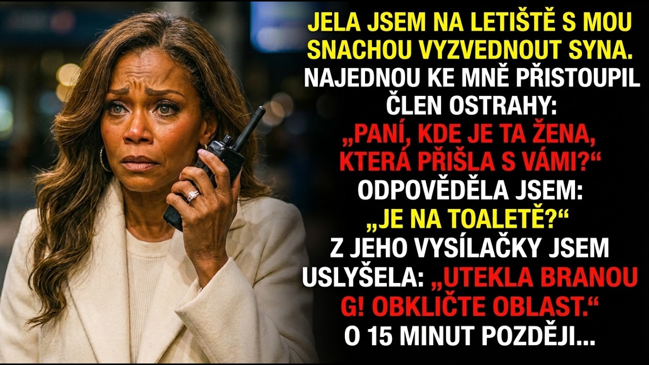„Kde je žena, která přišla s tebou?“ zeptal se strážný — o pár minut později vypukl chaos…