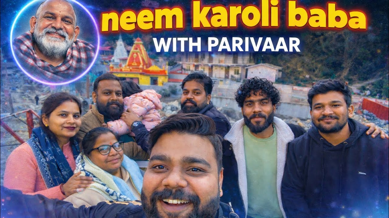 Family ka sath neem karoli🤗@Shekharcivic 