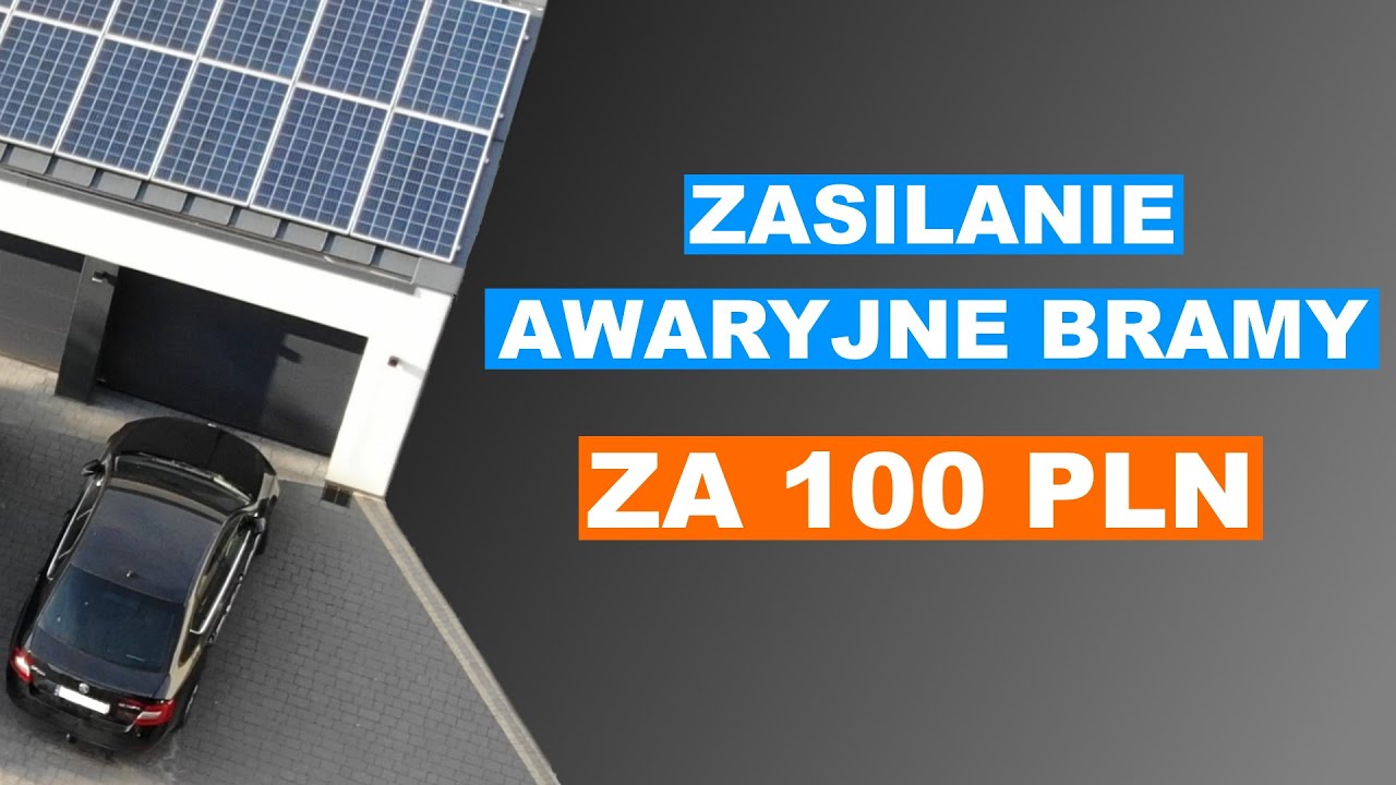 4 - Jak zrobić Zasilanie Awaryjne bramy garażowej za 100 PLN!