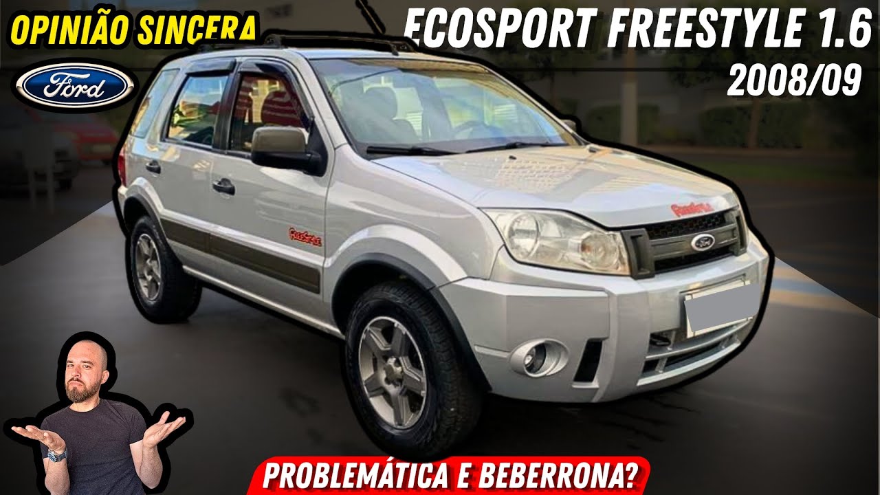 FORD ECOSPORT FREESTYLE 1.6 (2008/2009) É BOA? | Detalhes, ficha técnica, consumo e opinião sincera!