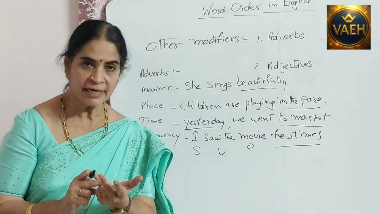 FIXED WORD ORDER IN ENGLISH#grammar #english #trending#viralvideo #education #viral #viralvideo