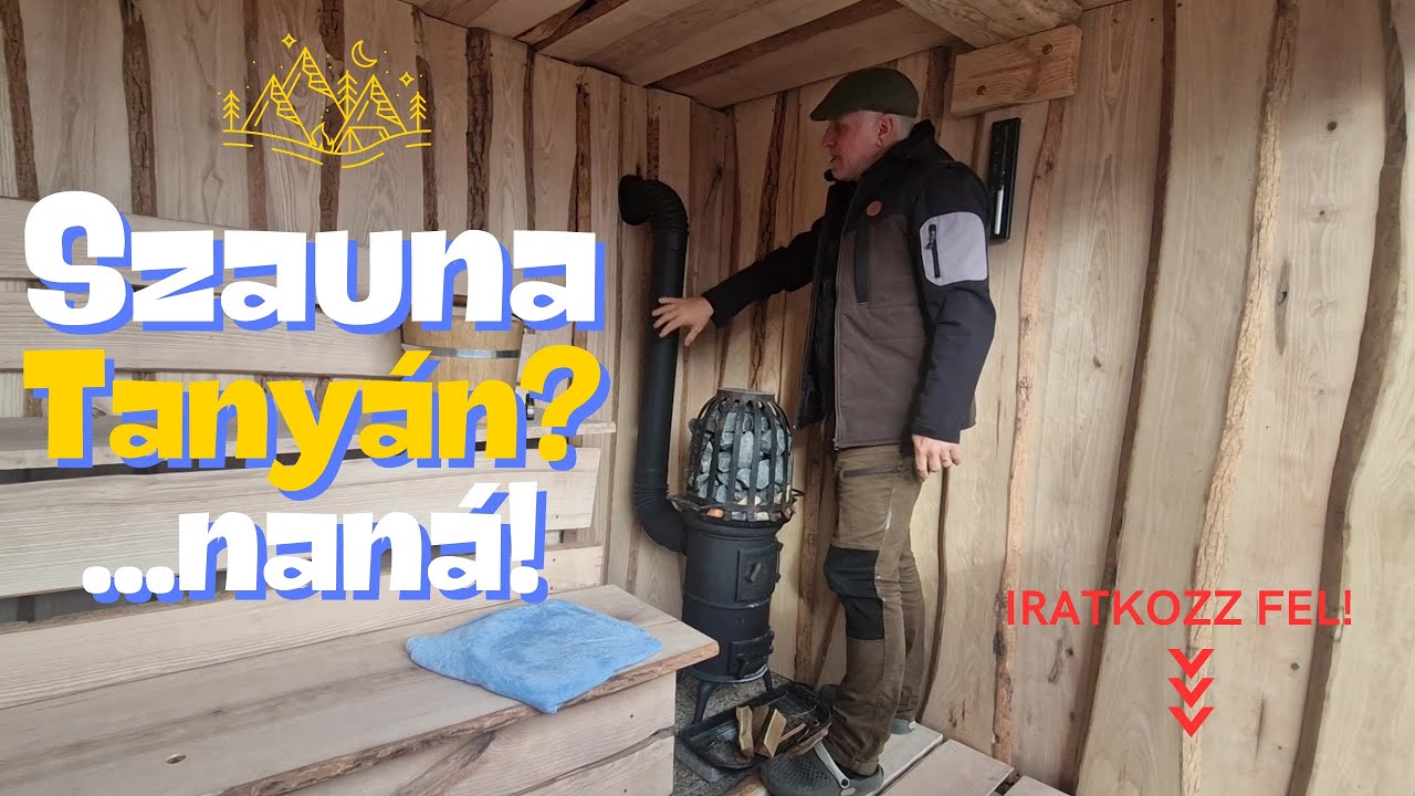 Szauna építése Tanyán? Naná!!!