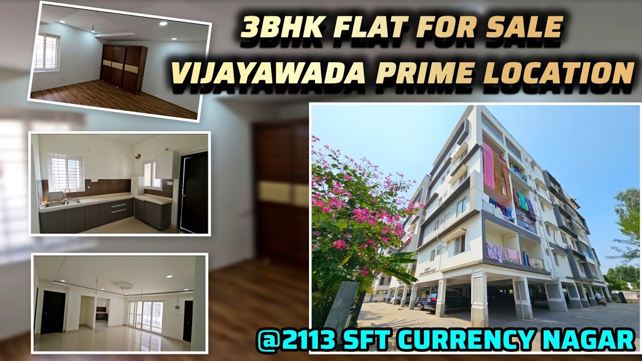 @2113 Sft Premium 3BHK Flat for Sale in Currency Nagar Vijayawada / #realestate #property #house 