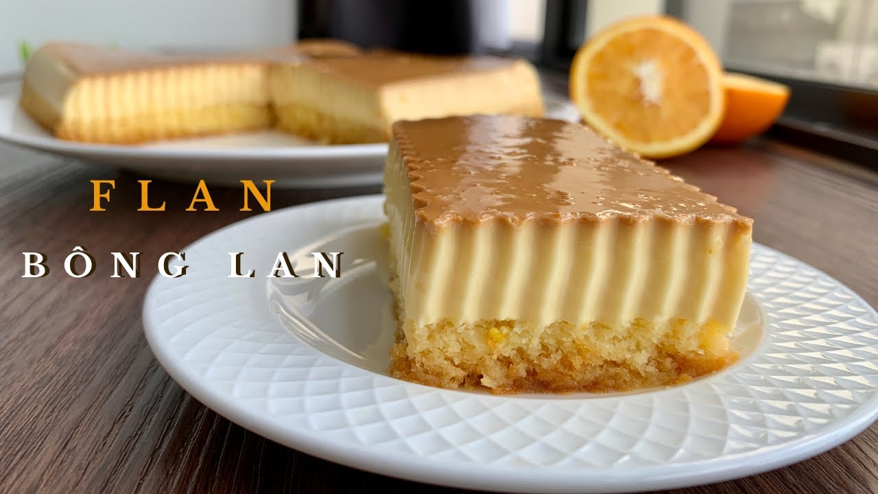 Cách làm bánh Flan Bông Lan mềm mịn | Silky Flan Cake recipe (Custard Cake)