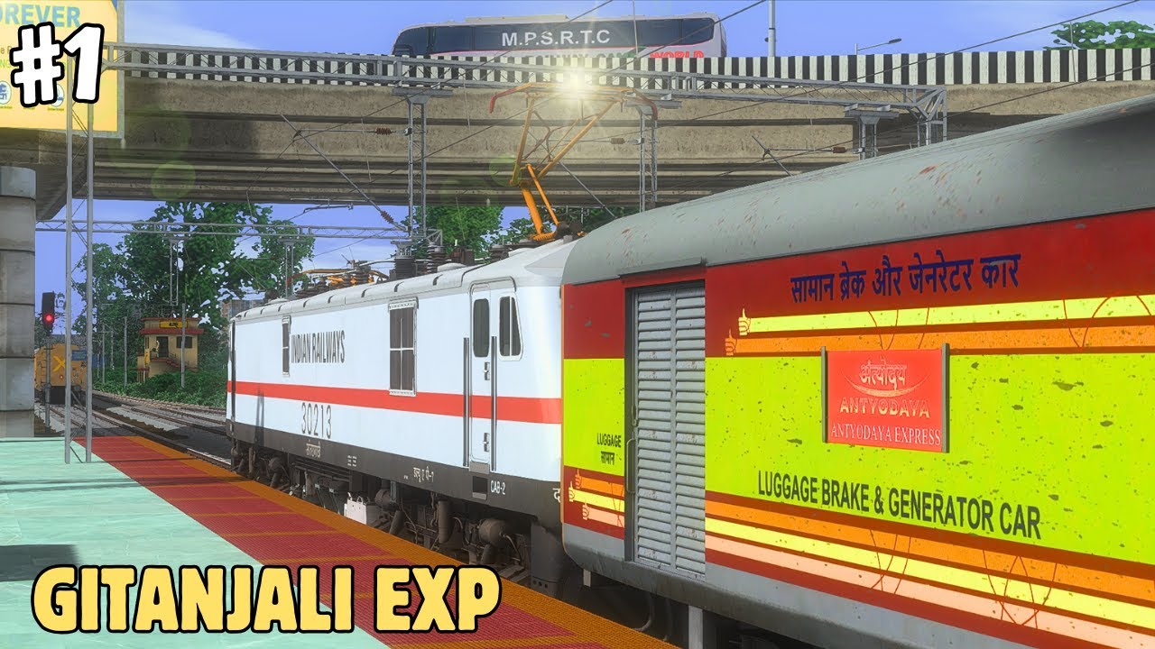 GITANJALI Express Train Journey In Indian Railways || Parallel Run And Overtakes || Nagpur Junction🔥