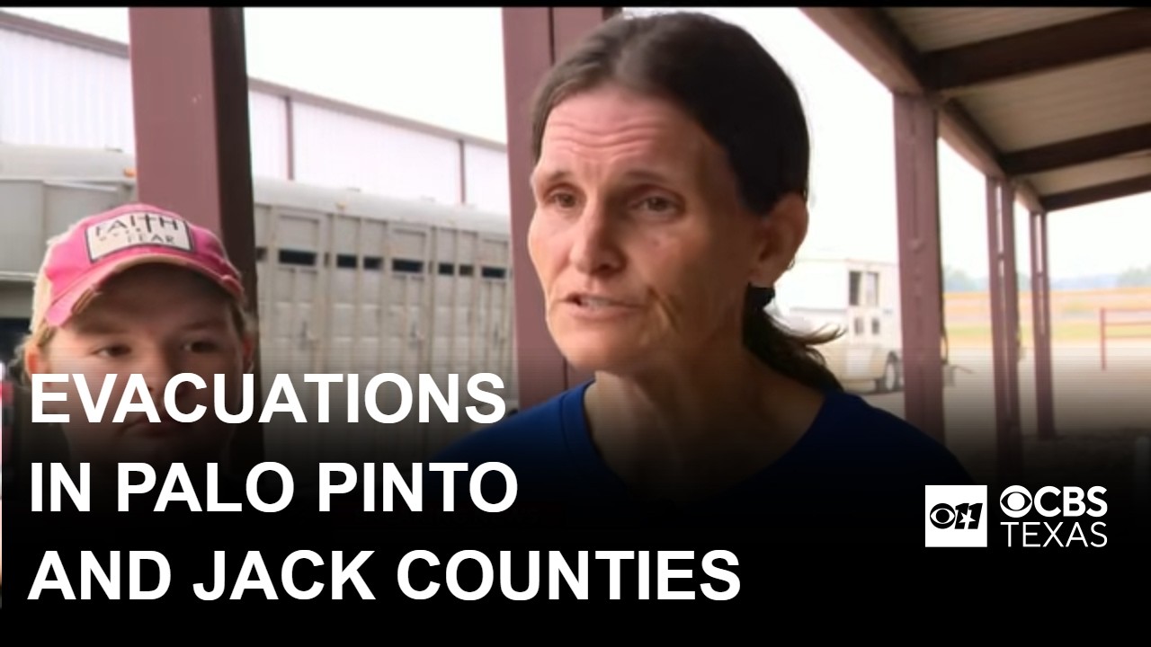 Families evacuate as wildfire explodes to over 50,000 acres burned in far North Texas