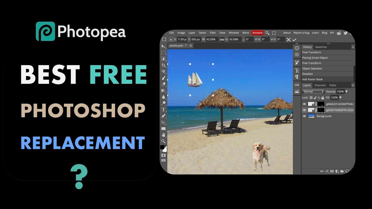 ОБЗОР PHOTOPEA: ЛУЧШАЯ БЕСПЛАТНАЯ ЗАМЕНА PHOTOSHOP В 2024 ГОДУ? 5 ОСОБЕННОСТЕЙ