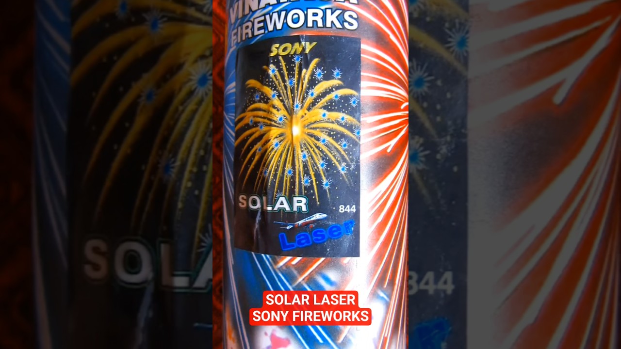 solar laser | sony fireworks