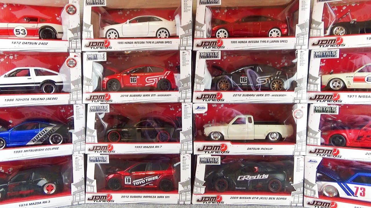 Jada Toys JDM TUNERS (японский кастомный автомобиль) Открываем 1/24 и играем ♪