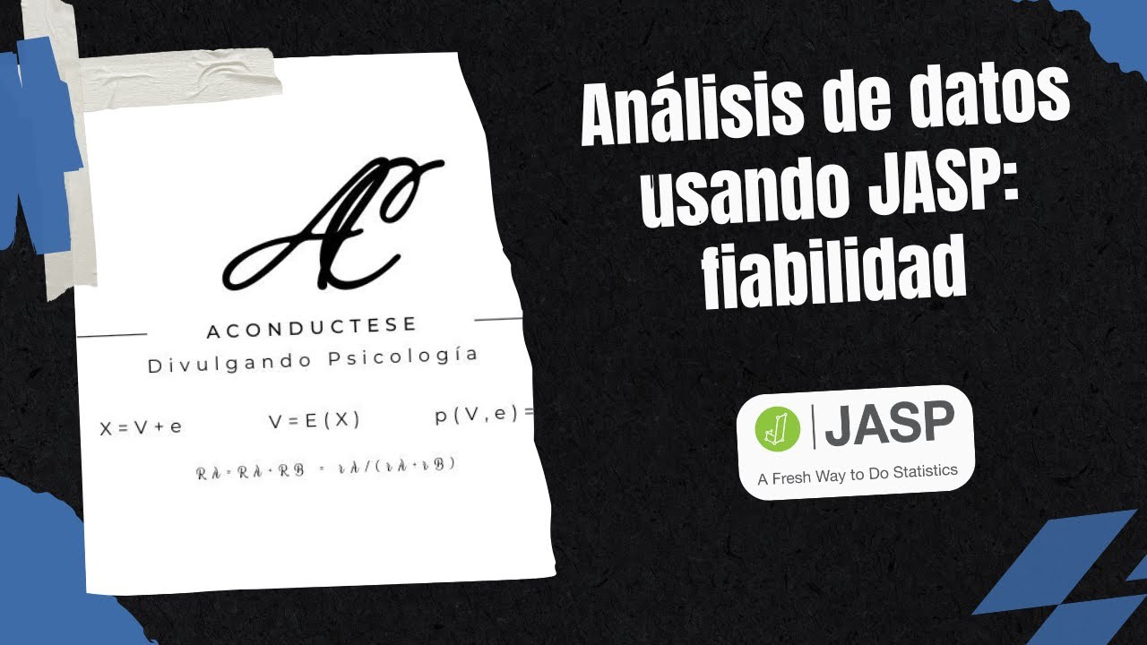 Análisis de fiabilidad con JASP