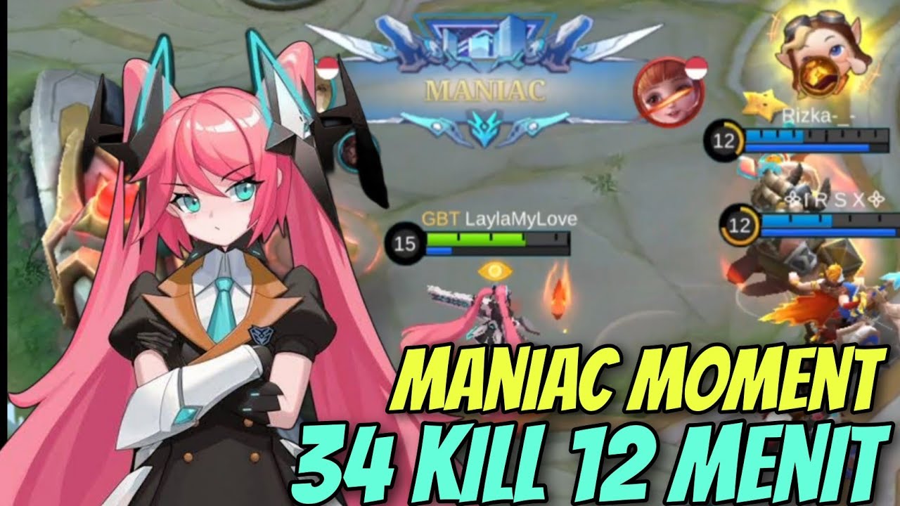 FULL ATTACK || BUILD LAYLA TERSAKIT SEASON TERBARU BUILD TERBARU LAYLA - MOBILE LEGENDS