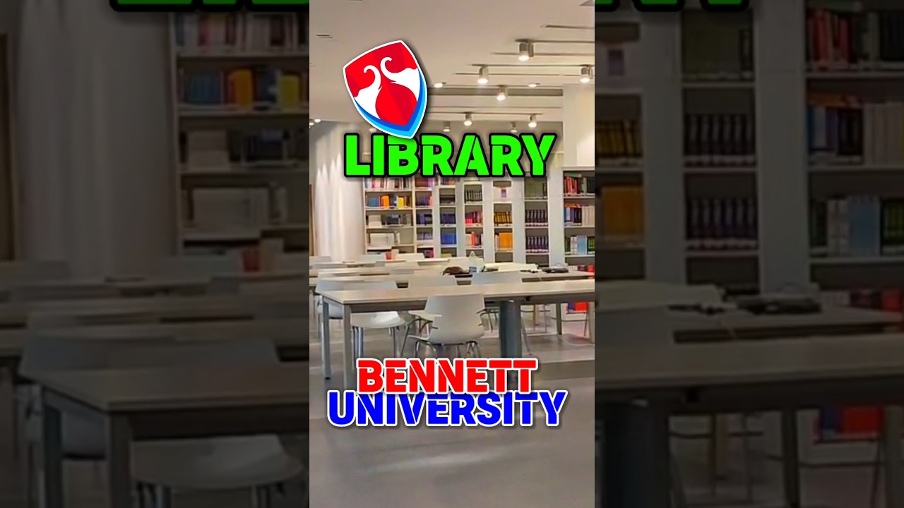 Bennett University Library 🔥 #bennettuniversity