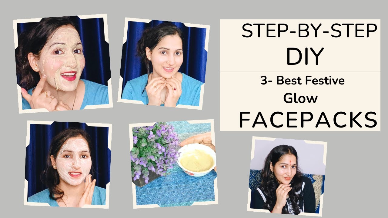 🌸 Step by Step DIY Festive Glow Face Pack | Ghar Par Banaye Natural Face Pack for Instant Glow