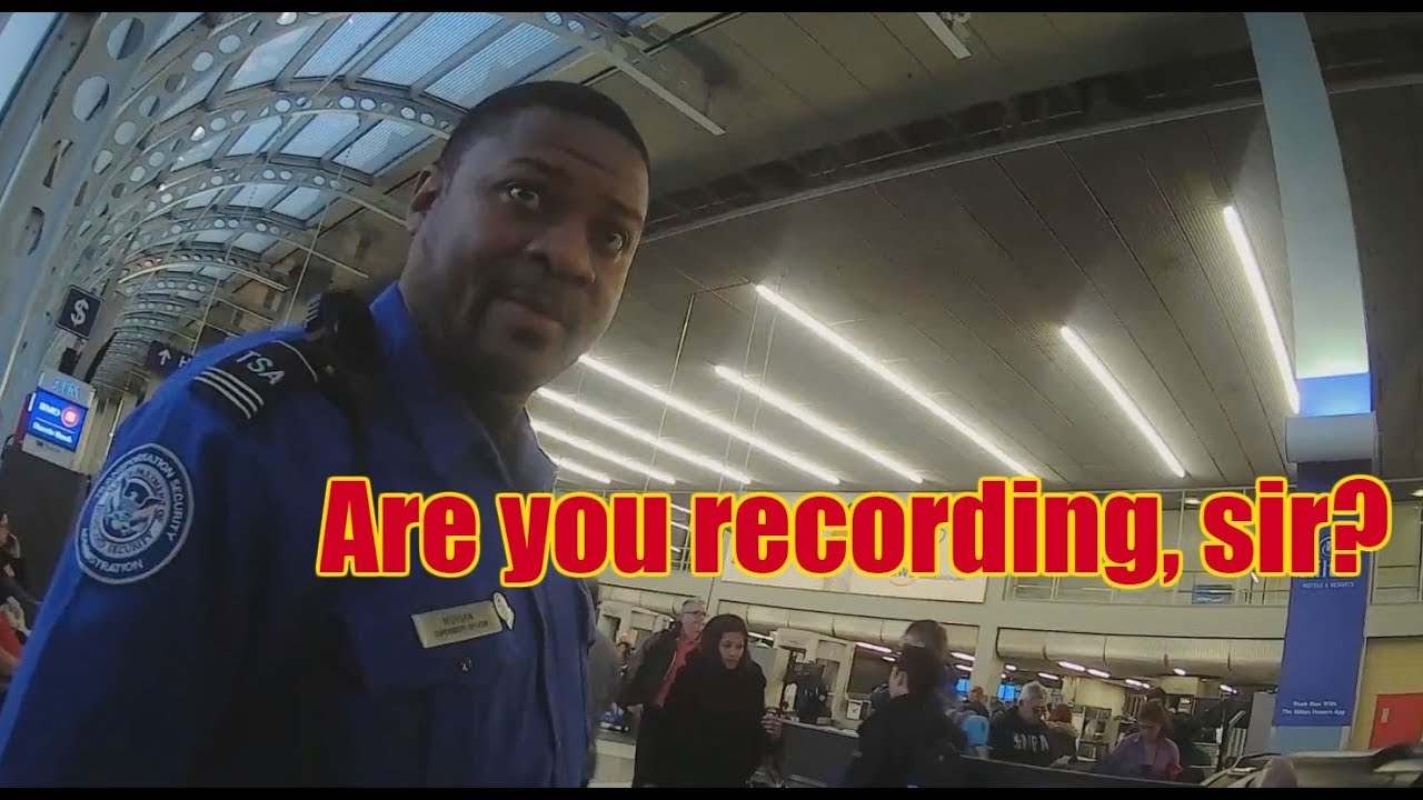 Chicago O'Hare Airport TSA 1st Amendment Audit [Are You Recording?]