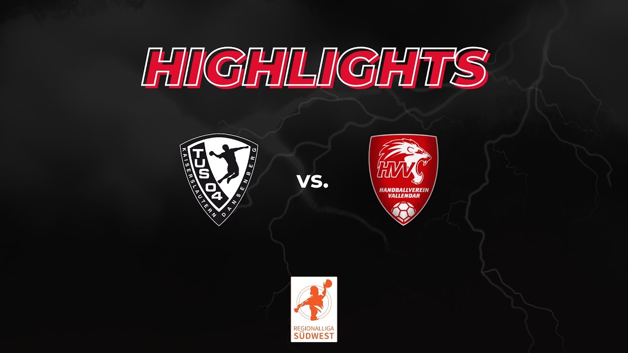HIGHLIGHTS: TuS 04 KL-Dansenberg - HV Vallendar (13.10.2024)