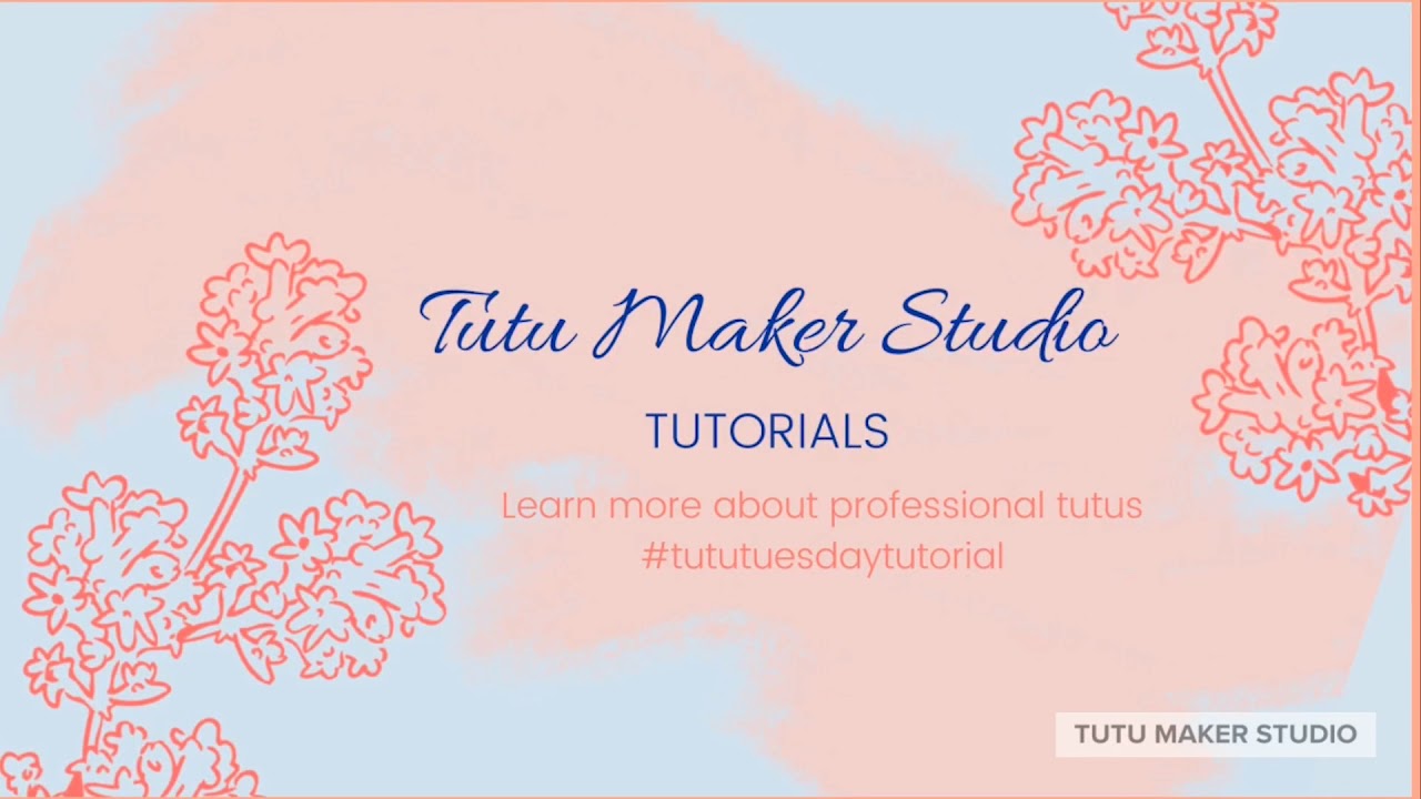 Tutu Maker Studio Tutorial- french seam