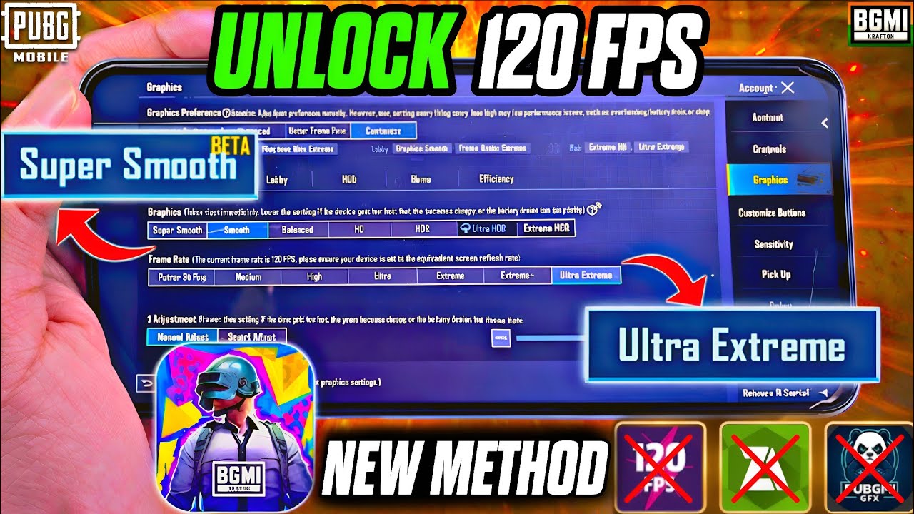 How To Unlock 120 FPS in BGMI & PUBG Mobile (No Root) | All Phones 2026 