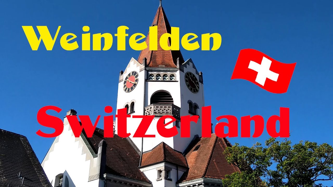 Weinfelden An Old Town  in Switzerland. Home Of The Hockey Team HC Thurgao. (English Subtitle)
