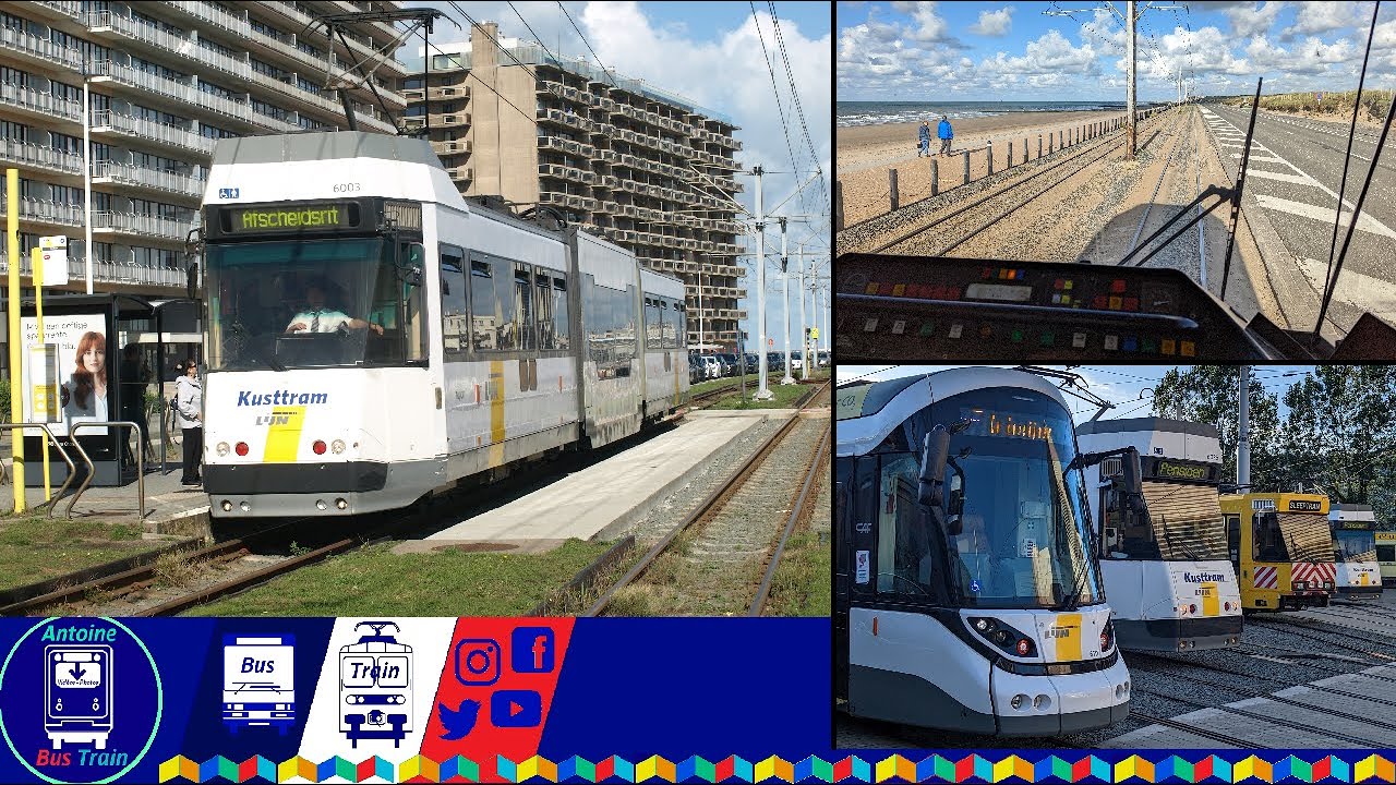 L'hommage des tramways BN LRV du Kusttram.
