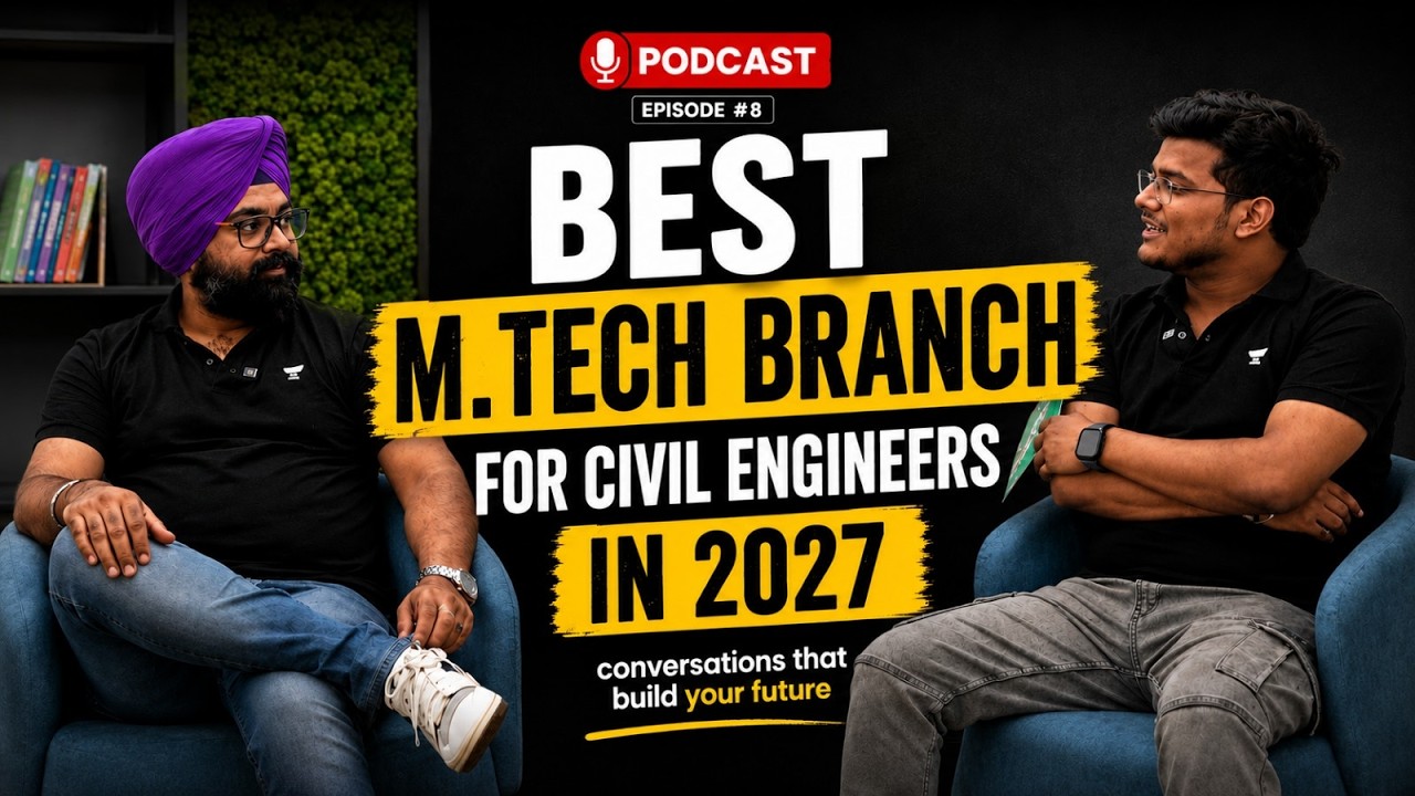 Best M.Tech Branch for Civil Engineers in 2027 🚀 | Salary, Scope & Future Explained