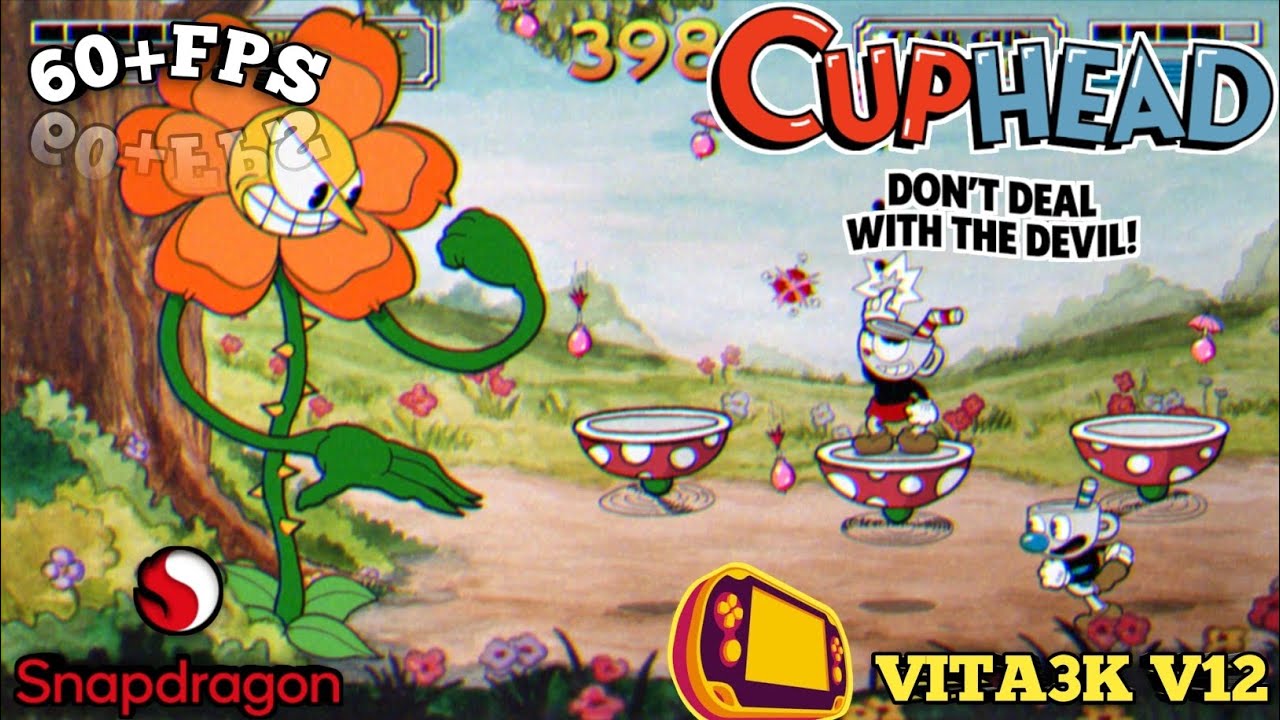 VITA3K V12/GAMEPLAY  CUPHEAD ON SNAPDRAGON 680/4GB RAM 