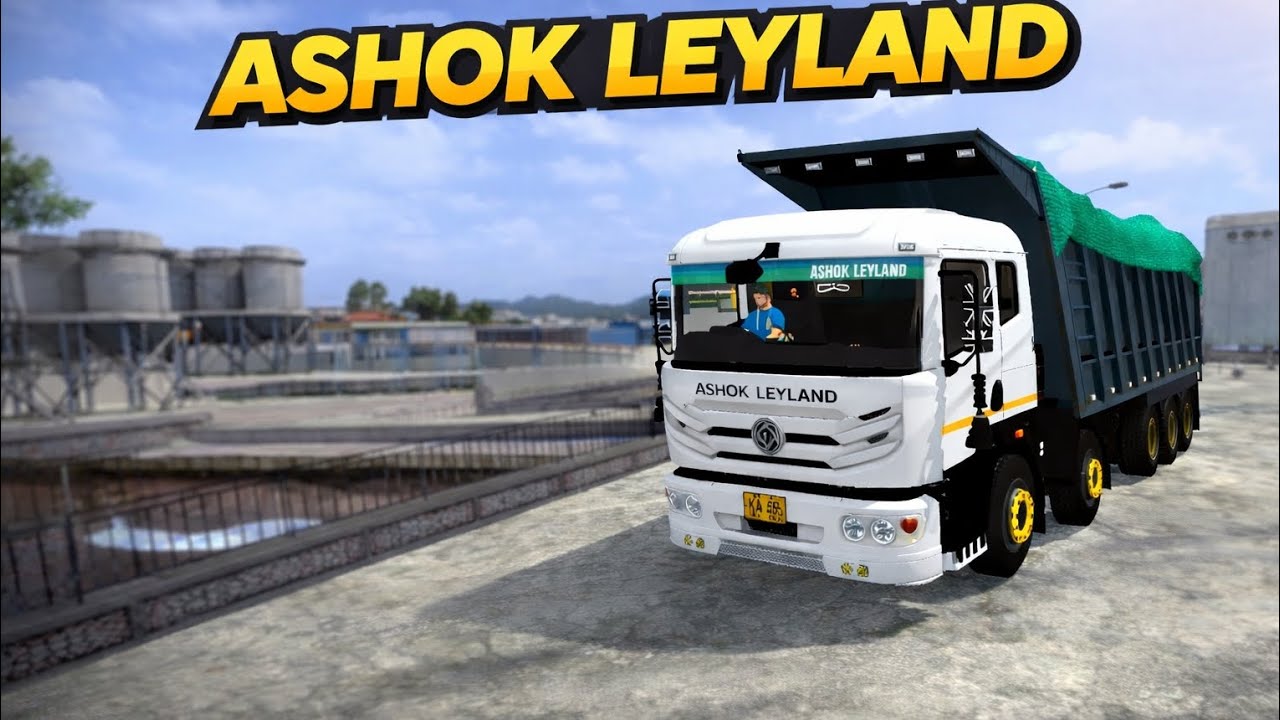 Bus simulator indonesia - ashok Leyland tipper 🔥