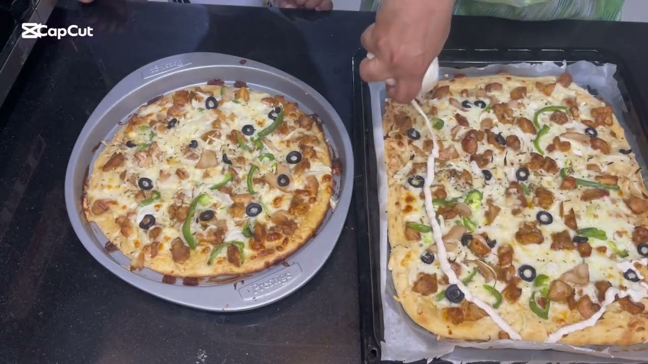 	Creamy Ranch Sauce Pizza Recipe | Easy Homemade Pizza 🍕