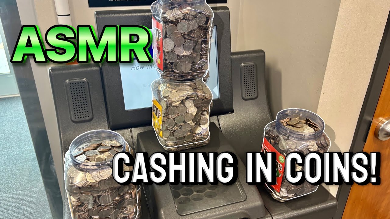 CASHING IN MY COINS ASMR (Unedited) OVER 7,000 QUARTERS 