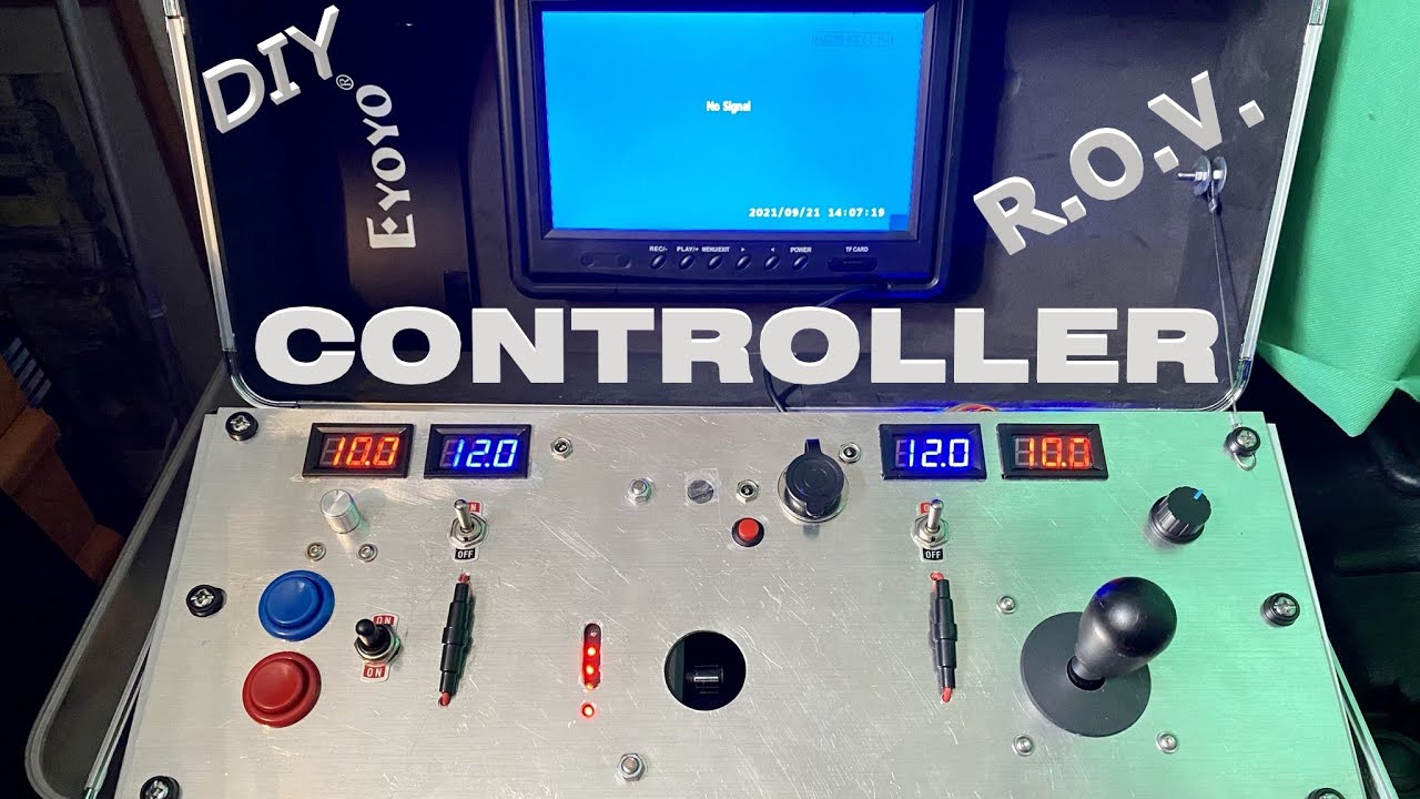 ROV Submarine Controller with metal detector