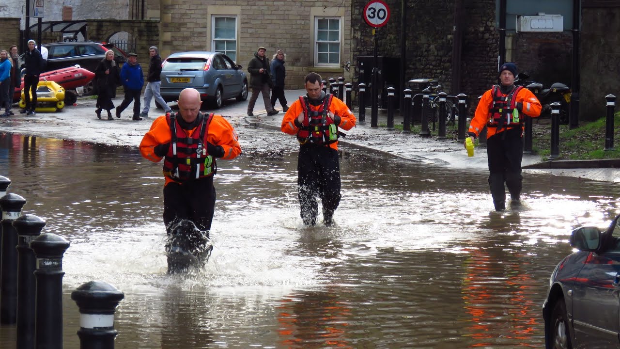 Lancaster the day after Storm Desmond