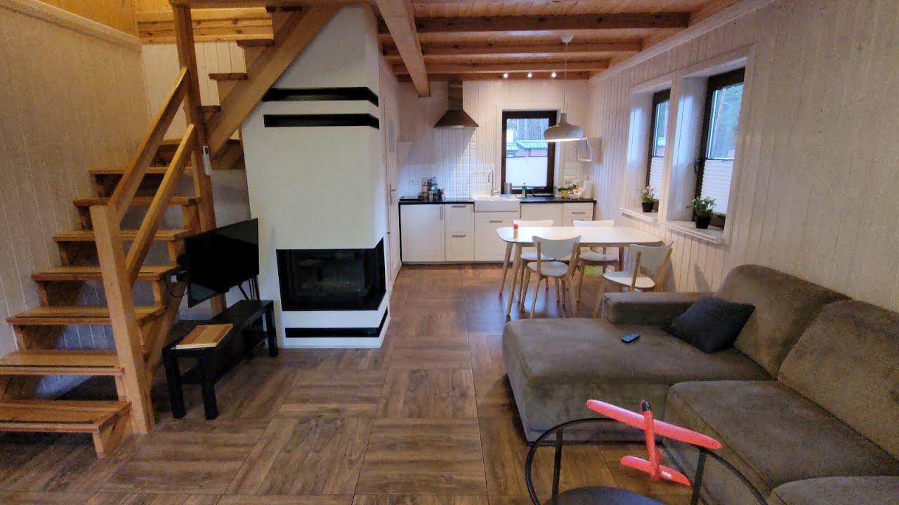 Tak mieszkają - wnętrze domku Largo Lake Resort Borsk