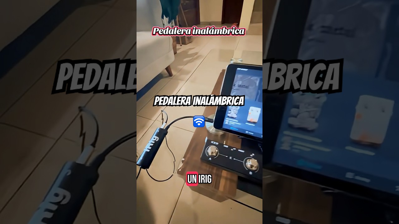 Pedalera inalámbrica 🛜 