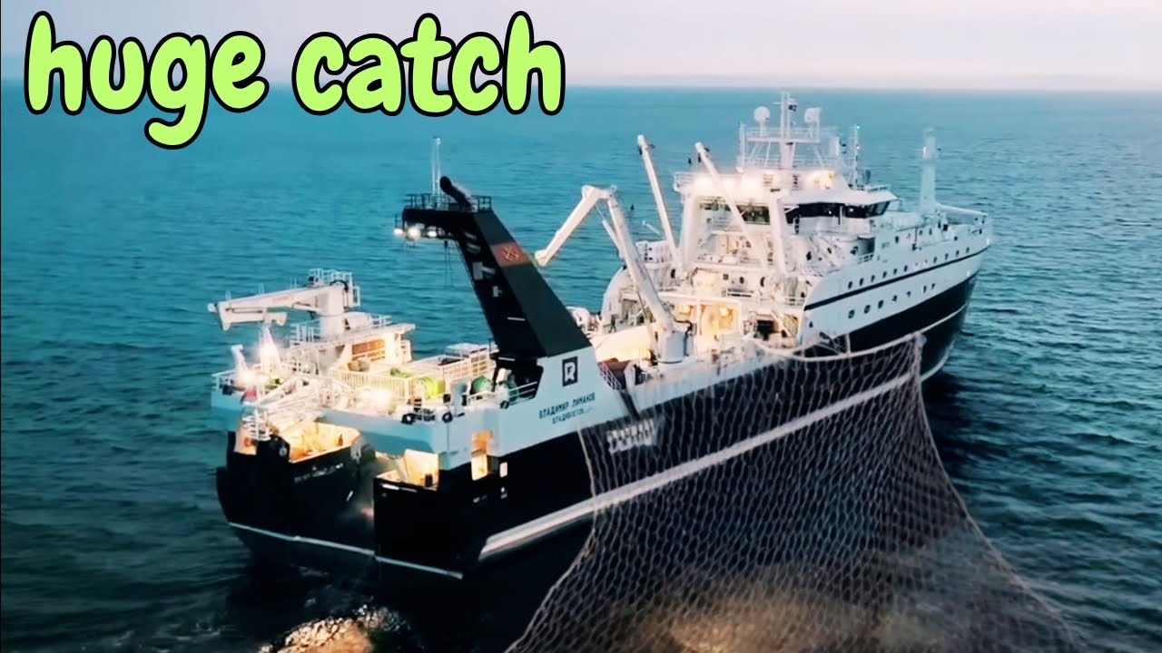 Самые большие рыболовные суда в мире #crazyamazing