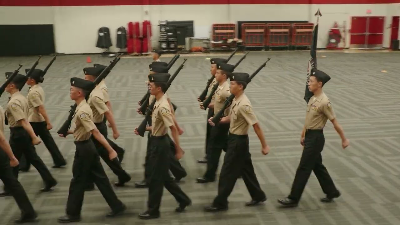 2025 Troy HS NJROTC Team Black Armed Regulation