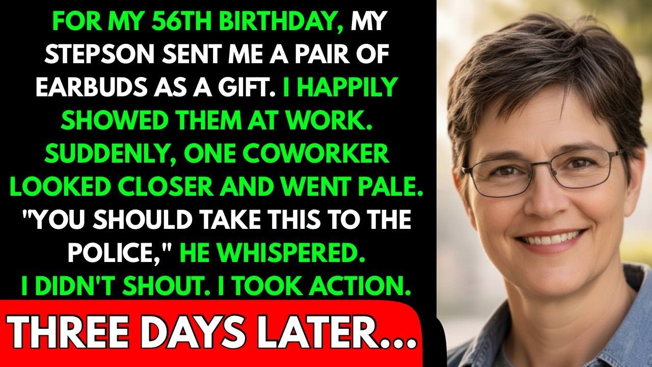 For My 56th Birthday, My Stepson Gave Me Earbuds... Three Days Later, Police Walked Him Out