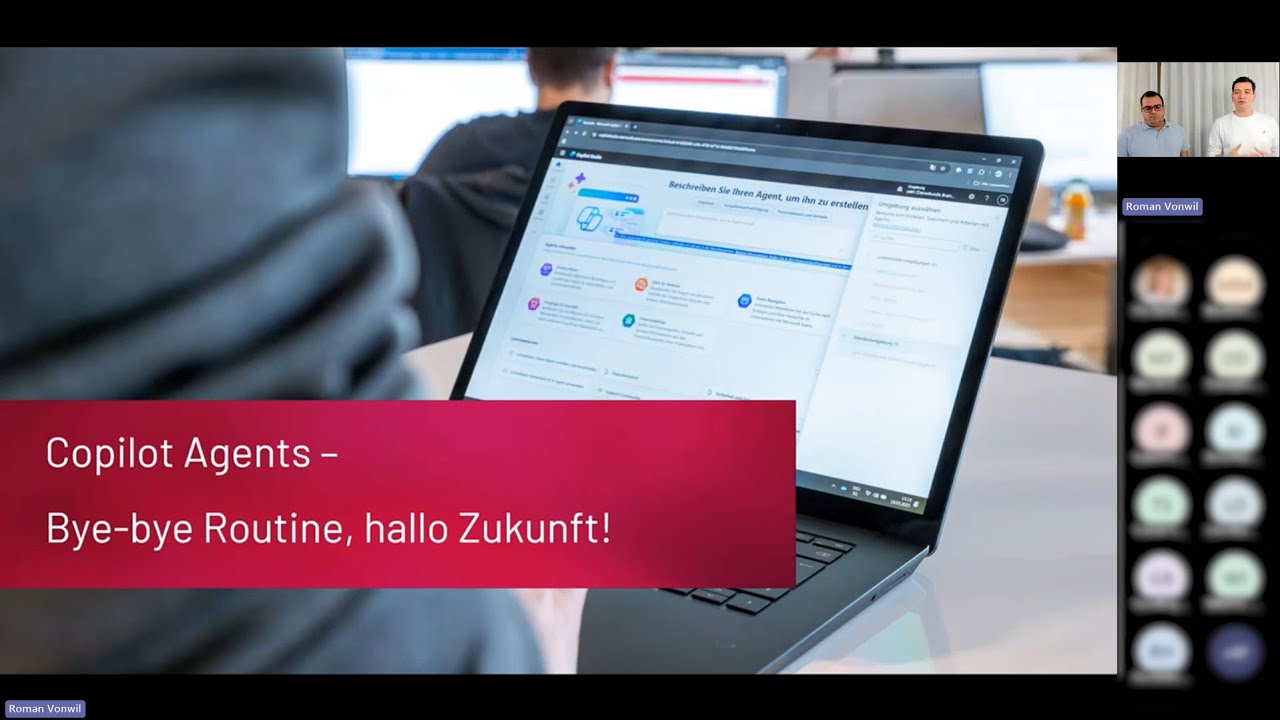 Webinar KI@Work: Copilot Agent – Bye-bye Routine, hallo Zukunft!