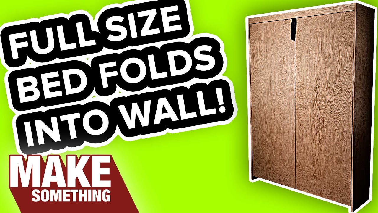 How to Make a Murphy Wall Bed | Woodworking Project