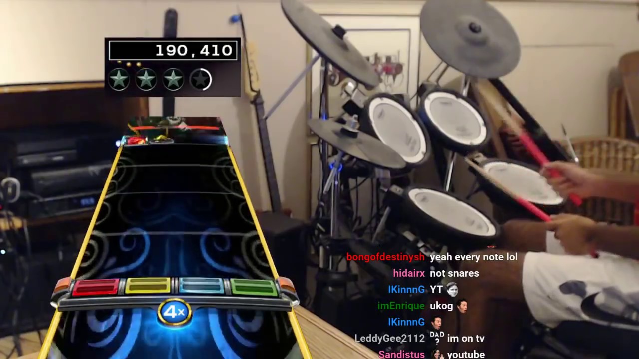 1st Ever Through the Fire and Flames BRUTAL Pro Drums 100% FC