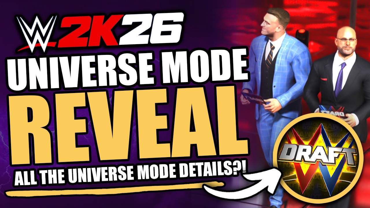 WWE 2K26 Universe Mode Is CRAZY This Year – Everything Confirmed, Promos, Drafts, Show Intro's?