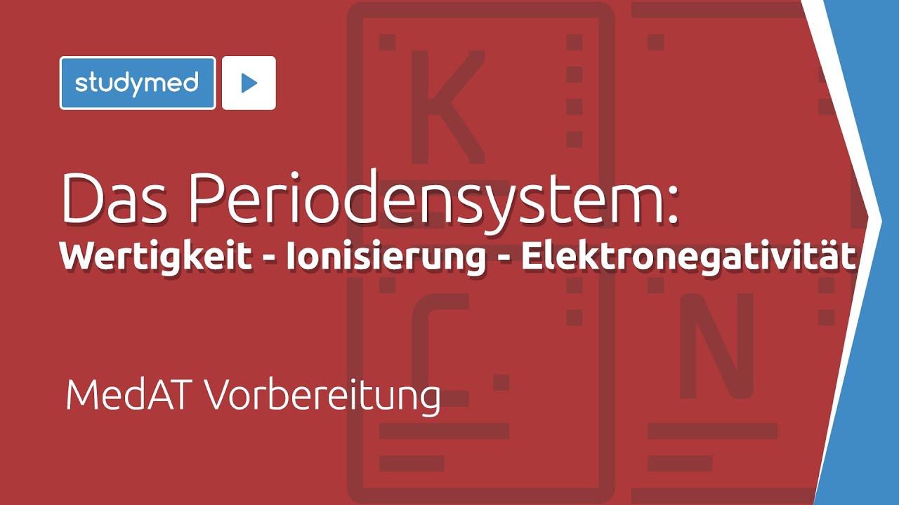 Das Periodensystem: Wertigkeit, ...  - MedAT Vorbereitung